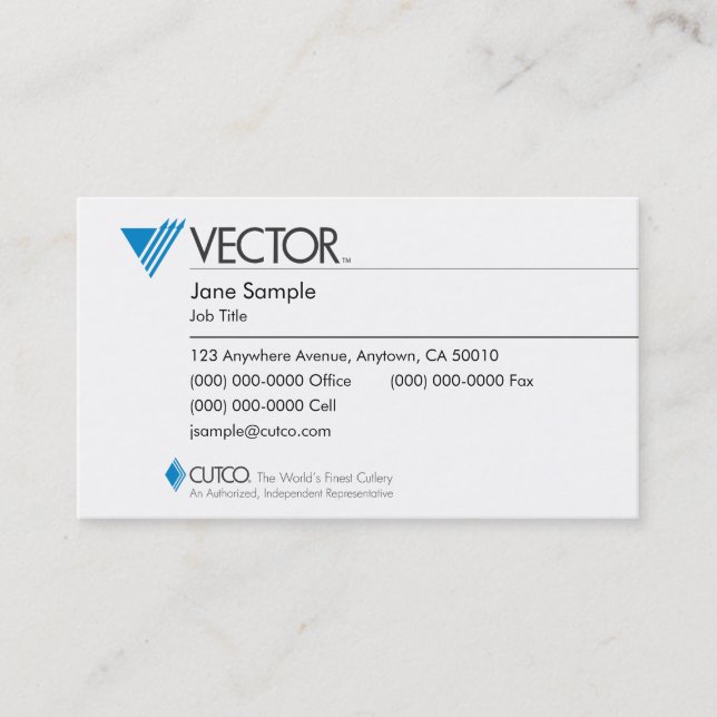 Tarjetas de visita del representante y del (Anverso)