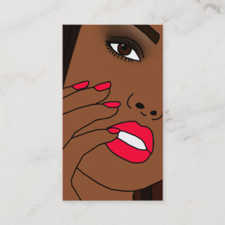 Tarjetas de visita del salón de belleza