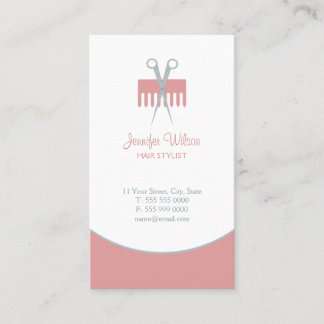 Tarjetas de visita del salón de belleza del