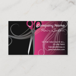 tarjetas de visita del salón de pelo
