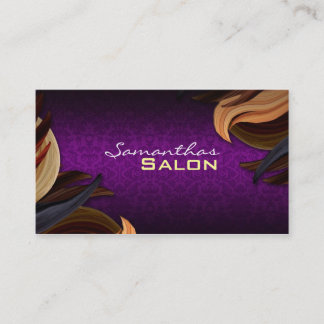 Tarjetas de visita del salón de pelo
