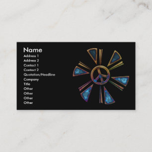 TARJETAS DE VISITA DEL SIGNO DE LA PAZ