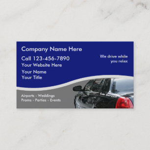 Tarjetas de visita del taxi