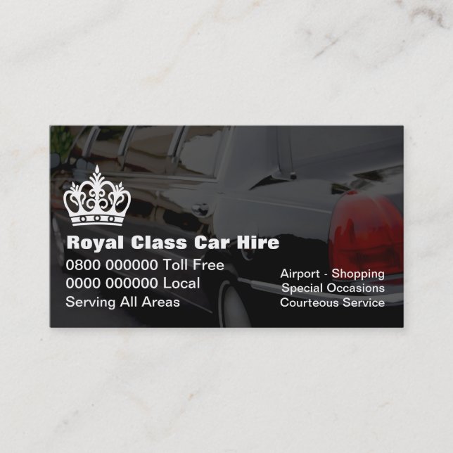 Tarjetas de visita del taxi (Anverso)