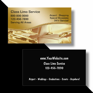 Tarjetas de visita del taxi