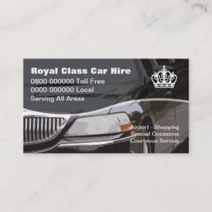 Tarjetas de visita del taxi
