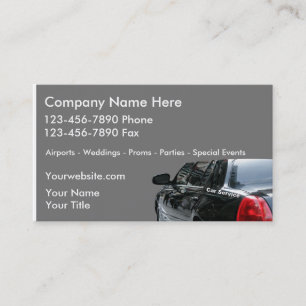 Tarjetas de visita del taxi