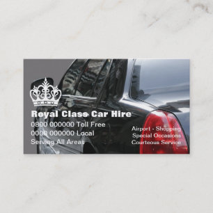 Tarjetas de visita del taxi