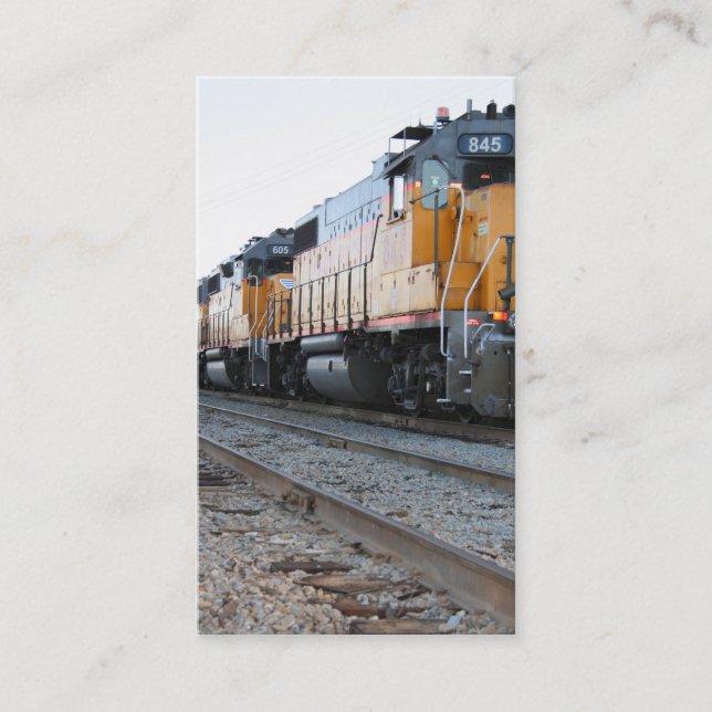 Tarjetas de visita del tren (Anverso)