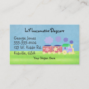 Tarjetas de visita del tren del bebé