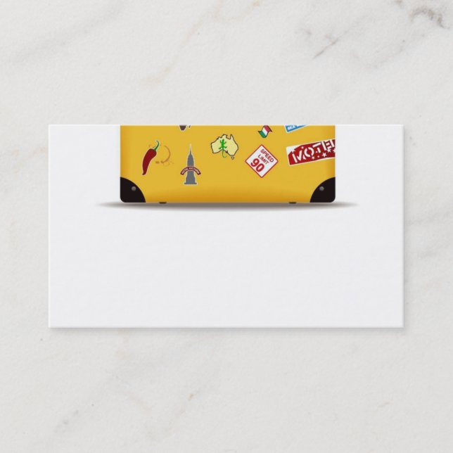 tarjetas de visita del viaje (Anverso)