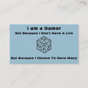 Tarjetas de visita del videojugador