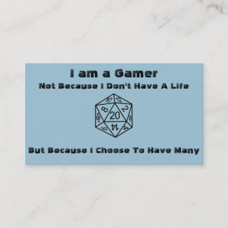 Tarjetas de visita del videojugador