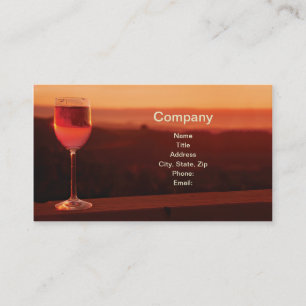 Tarjetas de visita del vino