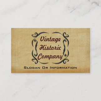 Tarjetas de visita del vintage