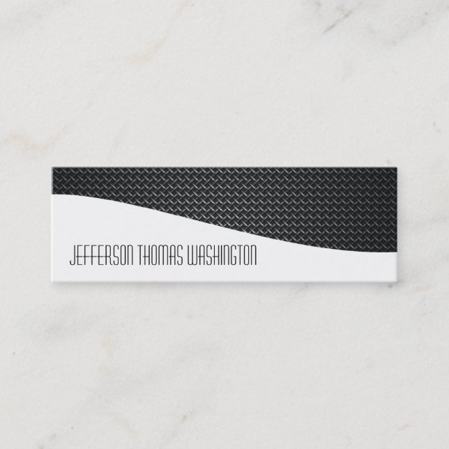Tarjetas de visita delgadas profesionales de fibra (Anverso)