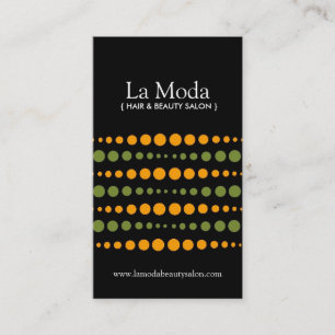 Tarjetas de visita descaradas del salón