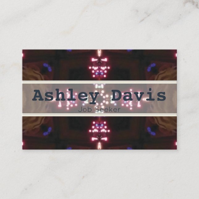 Tarjetas de visita desempleadas (Anverso)