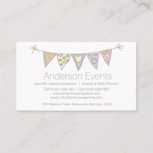 Tarjetas de visita dibujadas de golpe ligero del (Anverso)