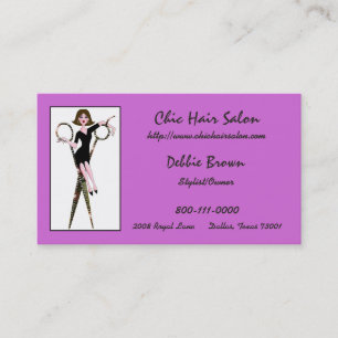 Tarjetas de visita Diva Hair Salon