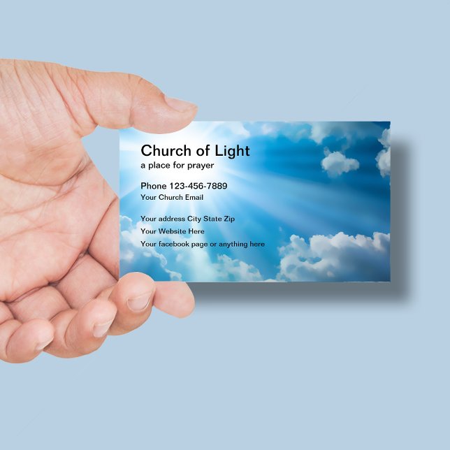 Tarjetas de visita divinas de luz (Subido por el creador)