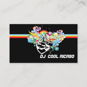 Tarjetas de visita DJ/música