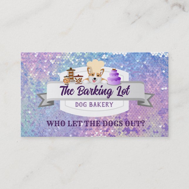 Tarjetas de visita Dog Bakery (Anverso)