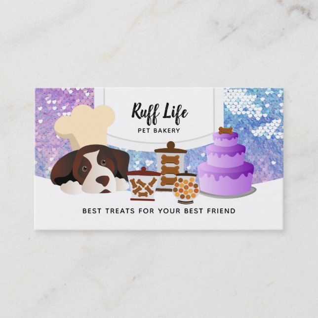 Tarjetas de visita Dog Bakery (Anverso)