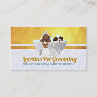 Tarjetas de visita Dog Grooming