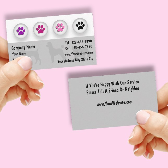 Tarjetas de visita Dog Grooming (Subido por el creador)