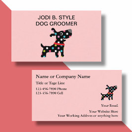 Tarjetas de visita Dog Grooming