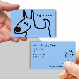 Tarjetas de visita Dog Grooming
