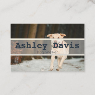 Tarjetas de visita Dog Walker
