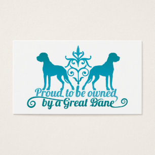 Tarjetas de visita Doggen Azul paloma