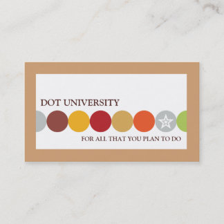 Tarjetas de visita Dot U