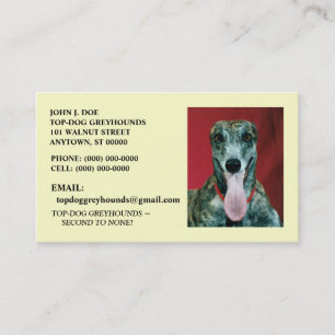 TARJETAS DE VISITA DULCES DEL MASCOTA DEL PERRO DE