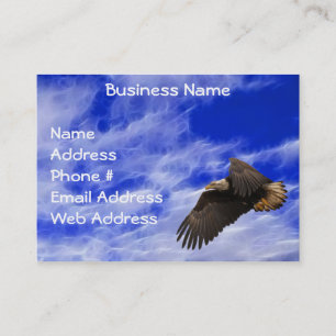 Tarjetas de visita Eagle, Sky y Fractal