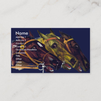 Tarjetas de visita ECUESTRES