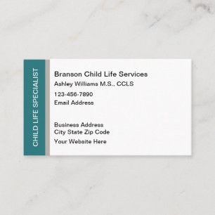 Tarjetas de visita editable para especialistas en 