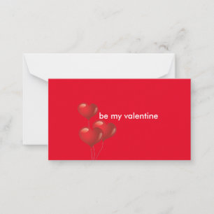 Tarjetas de visita el día de San Valentín