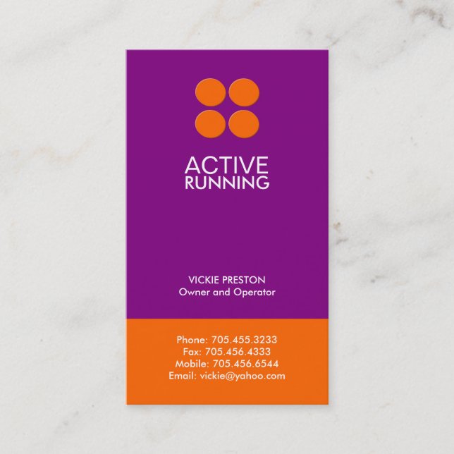 Tarjetas de visita el | moderno (Anverso)