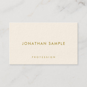 Tarjetas de visita Elegant Gold Textos de lujo mod