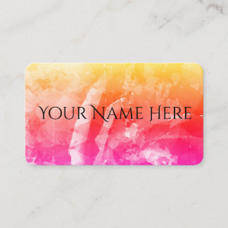 Tarjetas de visita elegante y de moda