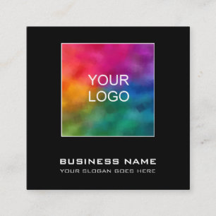 Tarjetas de visita elegante y moderno logotipo de