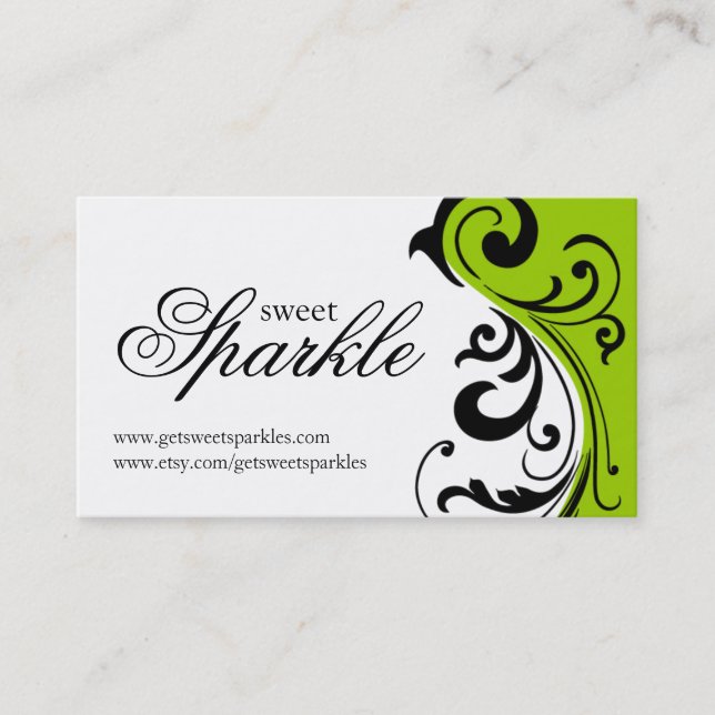 Tarjetas de visita elegantes (Anverso)