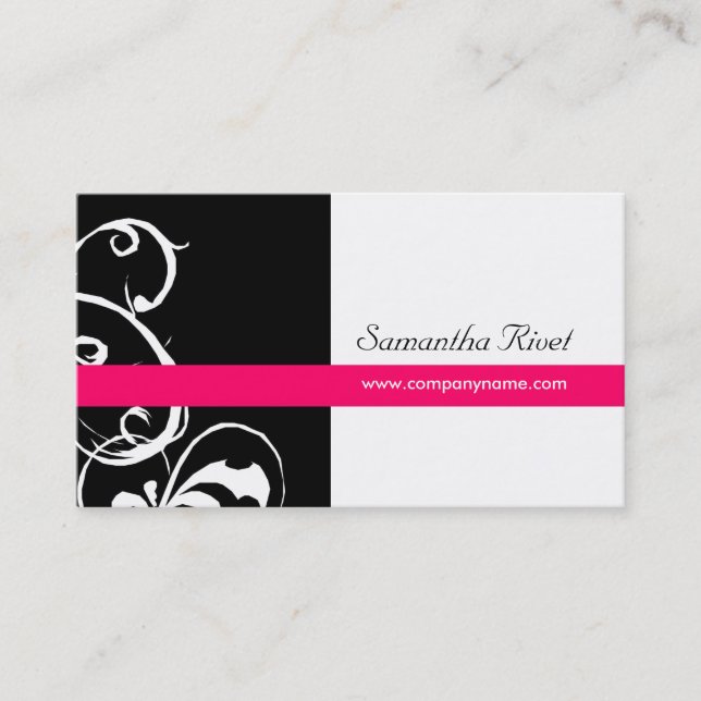 Tarjetas de visita elegantes (Anverso)