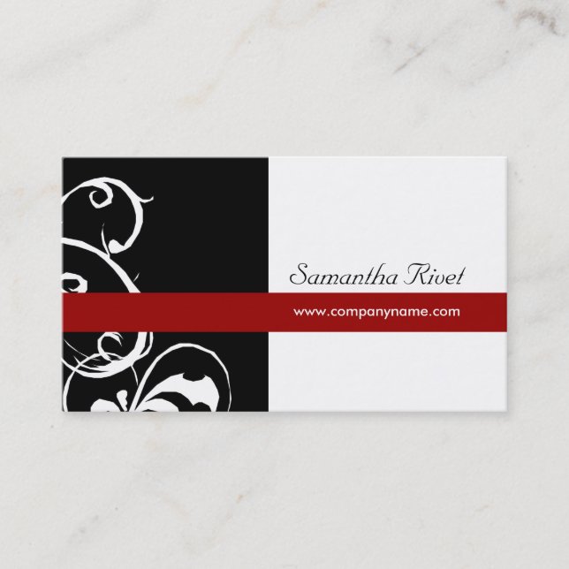 Tarjetas de visita elegantes (Anverso)