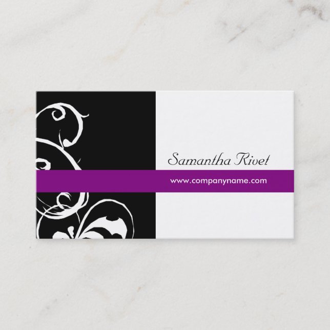 Tarjetas de visita elegantes (Anverso)