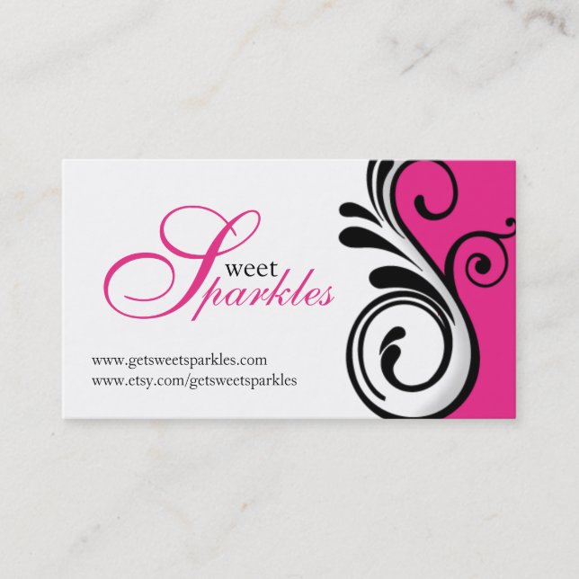 Tarjetas de visita elegantes (Anverso)