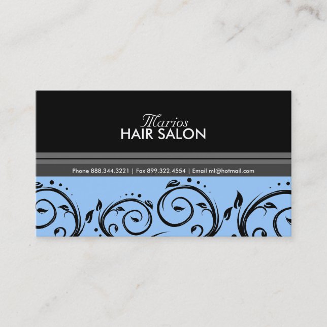 Tarjetas de visita elegantes (Anverso)